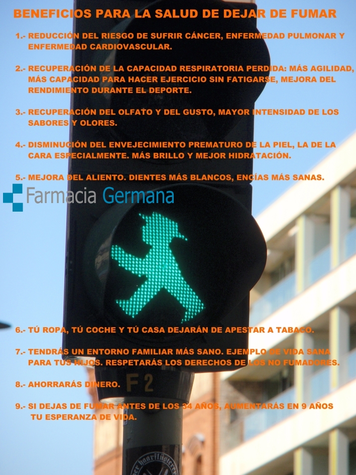 Beneficios para la salud de dejar de fumar